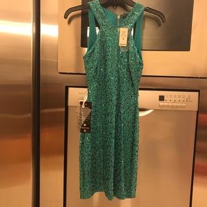 NWT Bebe sequin dress xs